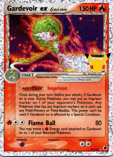 Gardevoir ex (Delta Species) [93/101] [Celebrations: Classic Collection] Holofoil