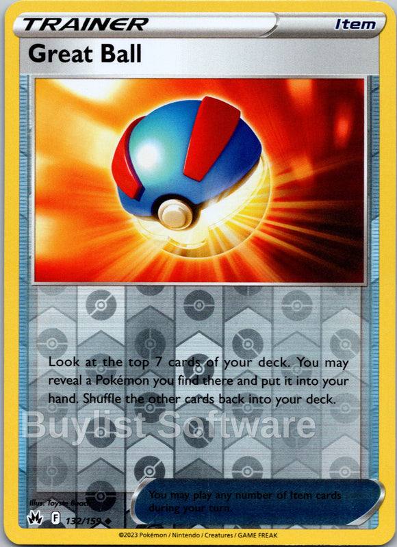Great Ball [132/159] [Crown Zenith] Reverse Holofoil