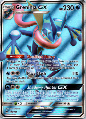 Greninja GX (Full Art) (120/131) [SM - Forbidden Light]