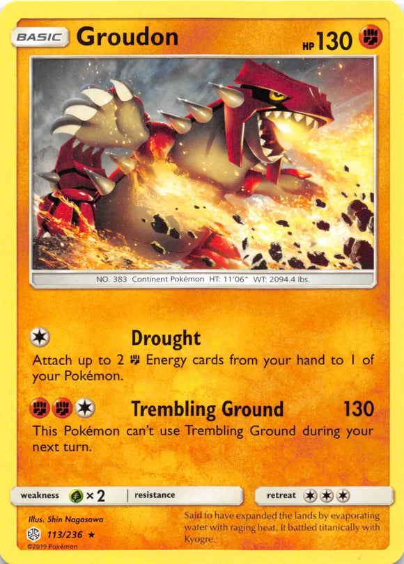 Groudon [113/236] [Cosmic Eclipse]