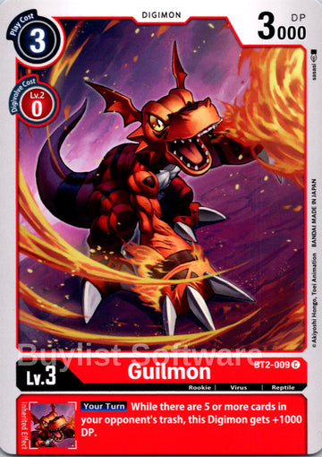 Guilmon [BT2-009] [Release Special Booster] Normal