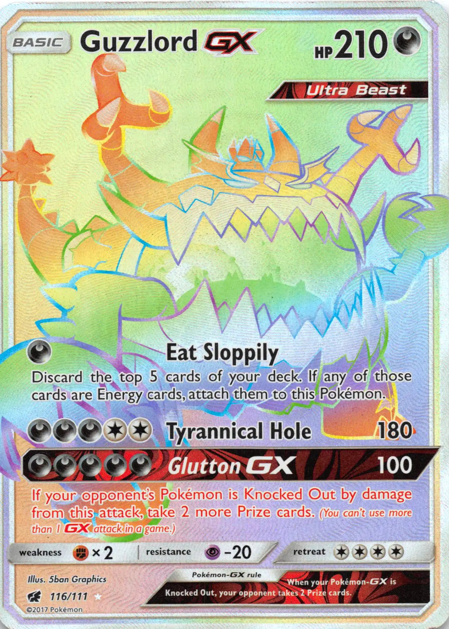 Guzzlord GX [116/111] [Crimson Invasion] Holofoil