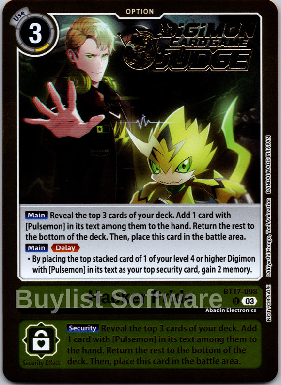 Hacker Pride (Judge Pack 6) [BT17-098 U] [Secret Crisis] Foil