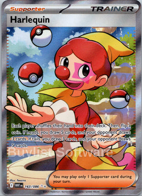 Harlequin [163/086] [White Flare] Holofoil