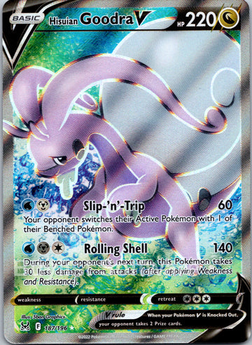 Hisuian Goodra V (187/196) [Sword & Shield: Lost Origin]