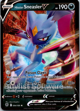 Hisuian Sneasler V [094/189] [Astral Radiance] Holofoil