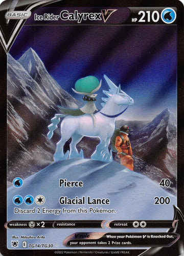 Ice Rider Calyrex V [TG14/TG30] [Astral Radiance Trainer Gallery] Holofoil