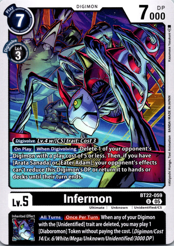 Infermon [BT22-059 U] [Cyber Eden]