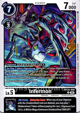 Infermon [BT22-059 U] [Cyber Eden]