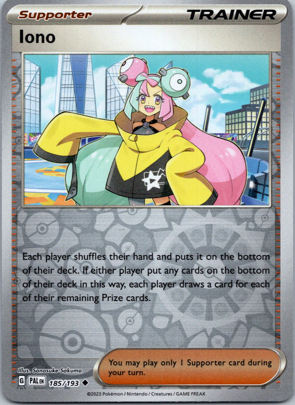 Iono - 185/193 [185/193] [Paldea Evolved] Reverse Holofoil