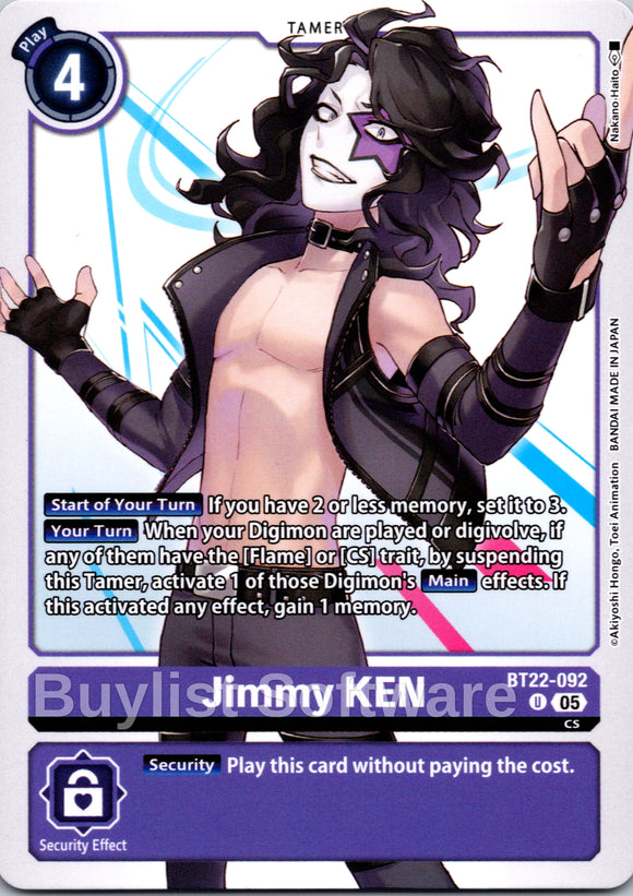 Jimmy KEN [BT22-092 U] [Cyber Eden]
