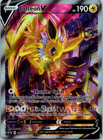 Jolteon V [SWSH183] [Sword & Shield Promo Cards] Holofoil