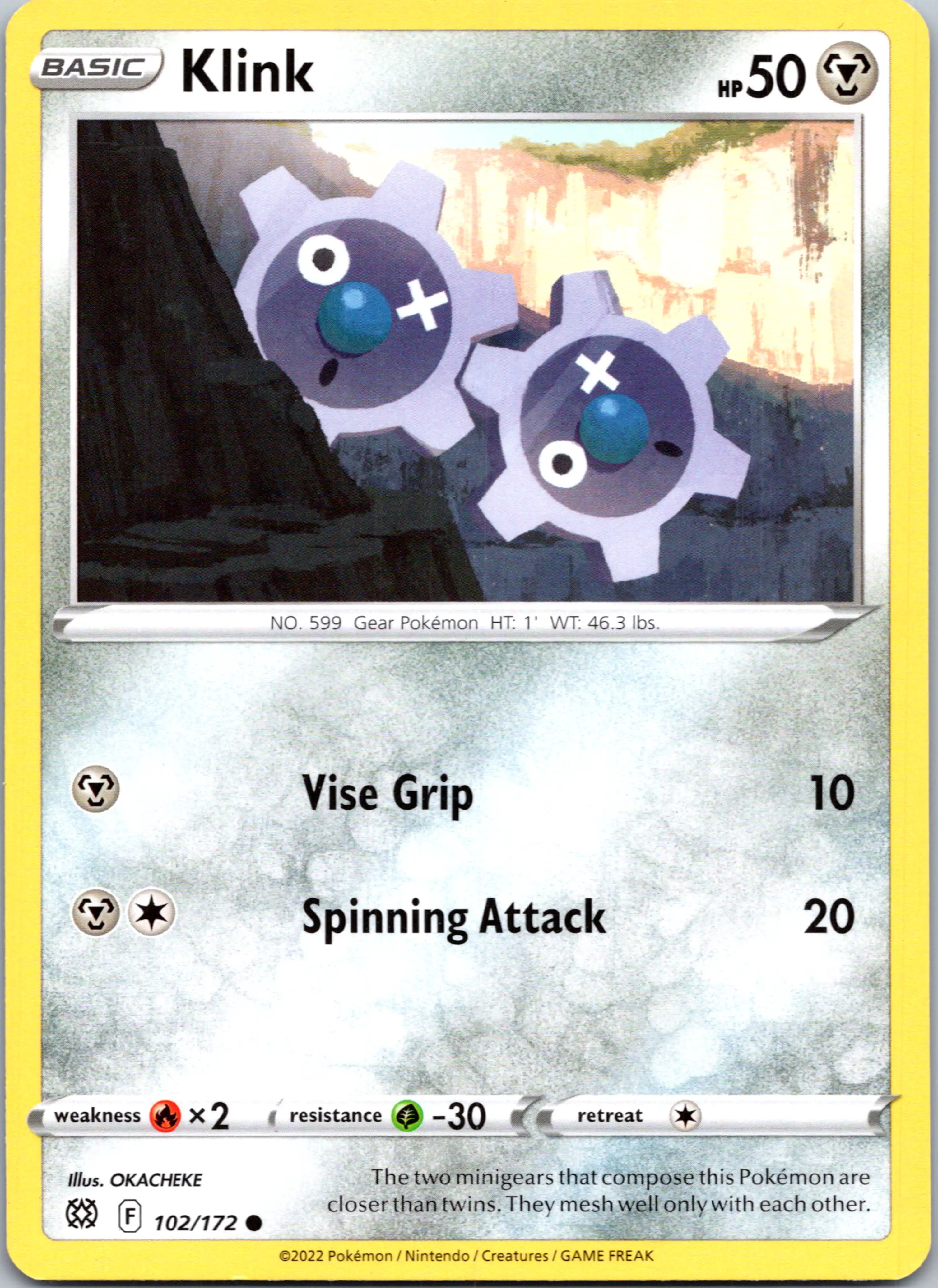 Klink [102/172] [Brilliant Stars] Reverse Holofoil