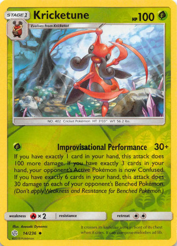 Kricketune [14/236] [Cosmic Eclipse] Reverse Holofoil