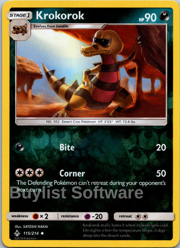 Krokorok [115/214] [Unbroken Bonds] Reverse Holofoil