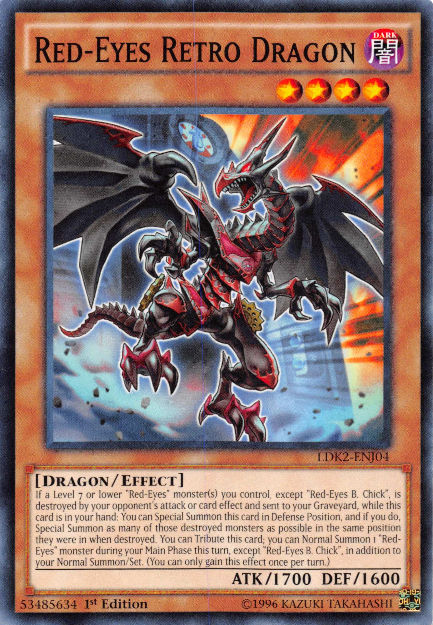 Red-Eyes Retro Dragon [LDK2-ENJ04] Common