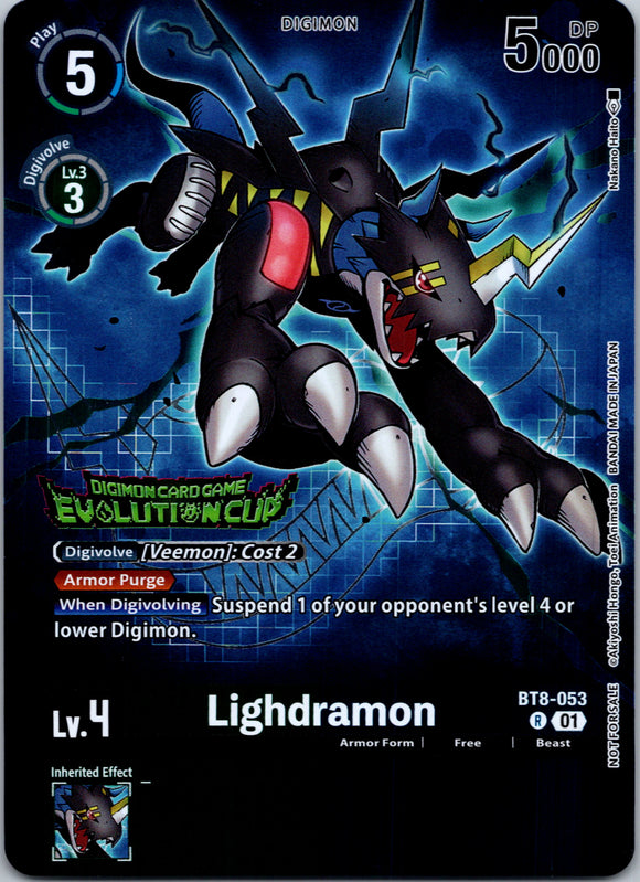 Lighdramon - BT8-053 (2024 Evolution Cup) [BT8-053-R] [New Awakening] Foil