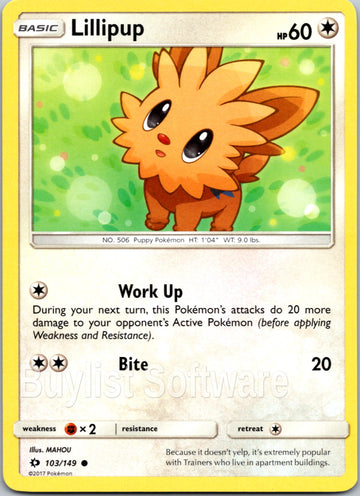 Lillipup [103/149] [Sun & Moon Base Set]