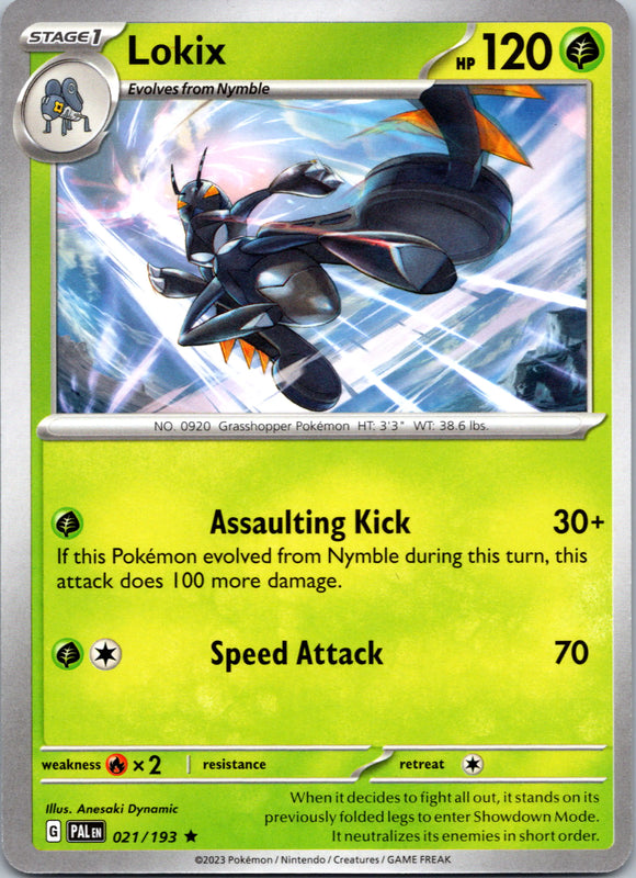 Lokix [021/193] [Paldea Evolved] Holofoil