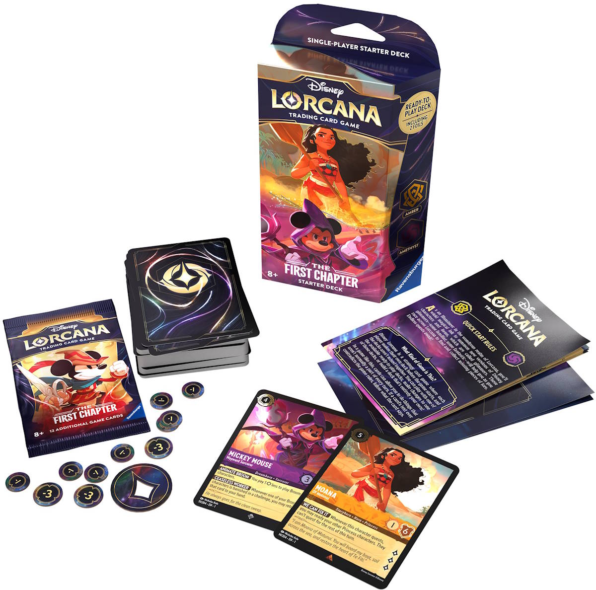 Disney Lorcana: The First Chapter Starter Deck (Amber & Amethyst)