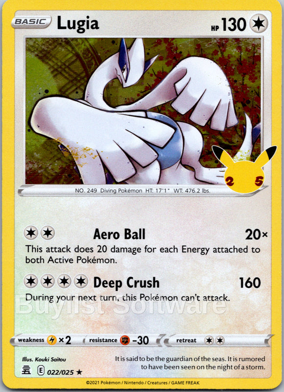 Lugia [022/025] [Celebrations] Holofoil