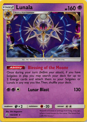 Lunala [102/236] [Cosmic Eclipse] Holofoil