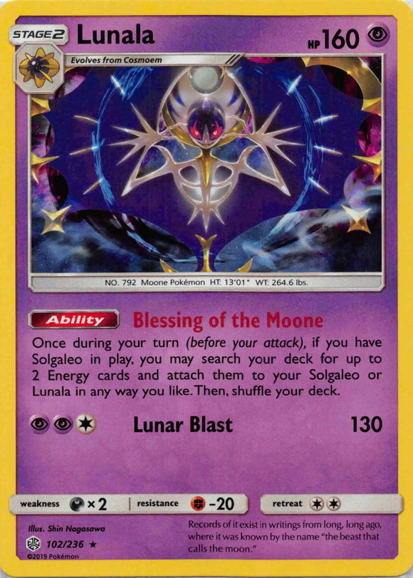 Lunala [102/236] [Cosmic Eclipse] Holofoil