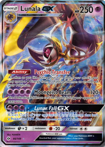 Lunala GX [66/149] [Sun & Moon Base Set] Holofoil