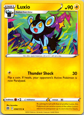 Luxio [050/172] [Brilliant Stars] Reverse Holofoil