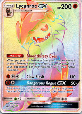 Lycanroc GX (Secret) [156/145] [Guardians Rising] Holofoil