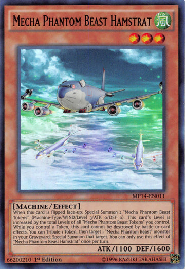 Mecha Phantom Beast Hamstrat [MP14-EN011] Ultra Rare