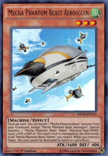 Mecha Phantom Beast Aerosguin [MP14-EN114] Ultra Rare