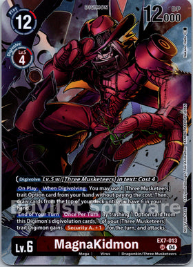 MagnaKidmon (Alternate Art) (Box Topper) [EX7-013 SR] [Special Limited Set] Foil