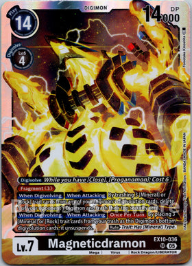 Magneticdramon [EX10-036 SR] [Sinister Order] Foil