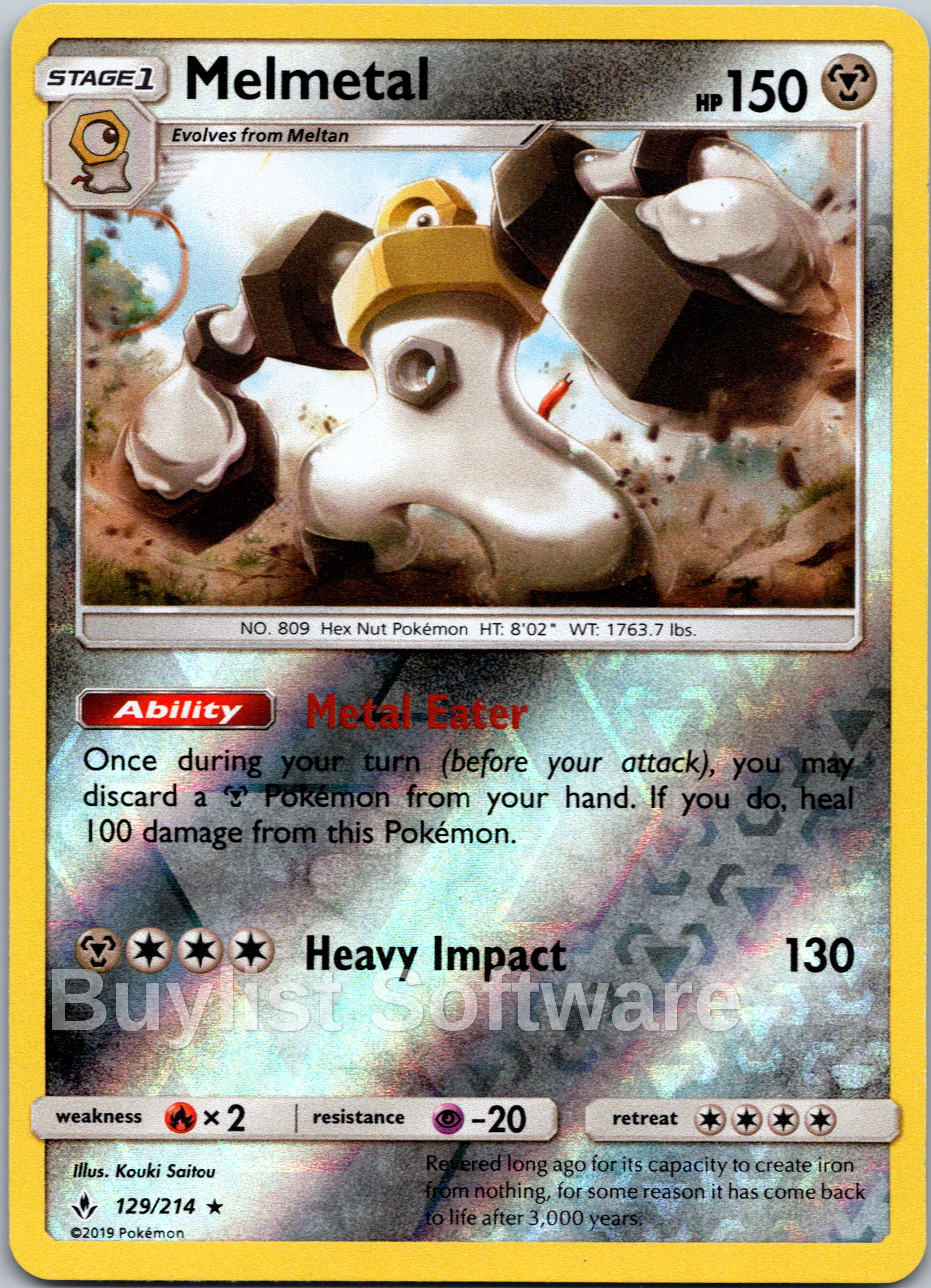 Melmetal [129/214] [Unbroken Bonds] Reverse Holofoil