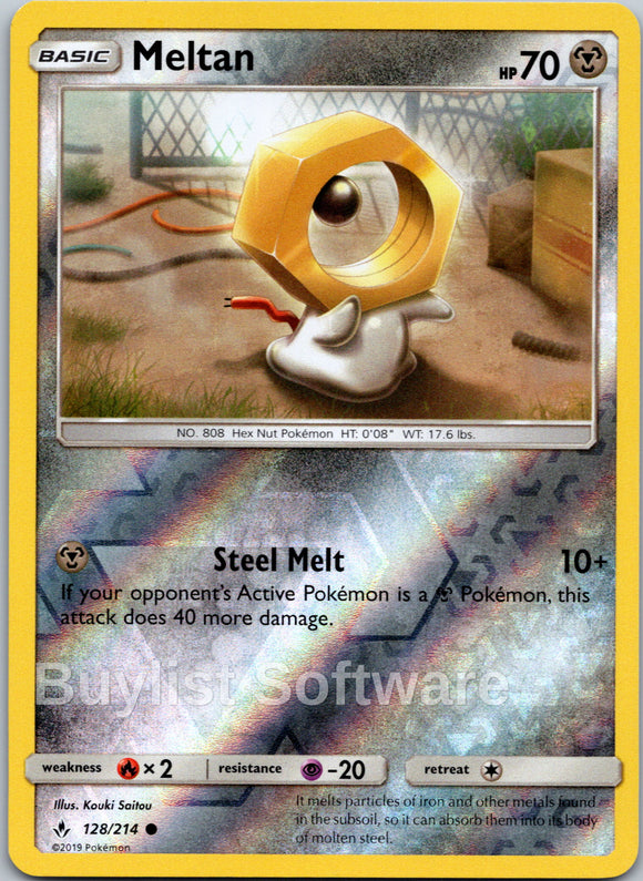 Meltan [128/214] [Unbroken Bonds] Reverse Holofoil