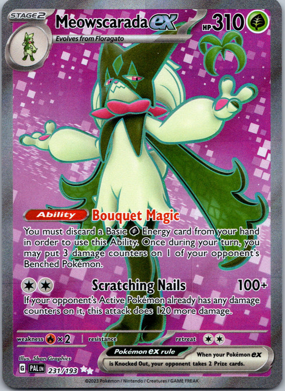 Meowscarada ex - 231/193 [231/193] [Paldea Evolved] Holofoil