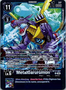 MetalGarurumon [BT17-027 R] [Secret Crisis] Foil