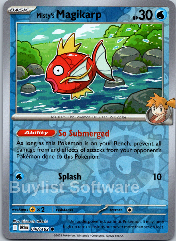 Misty's Magikarp [048/182] [Destined Rivals] Reverse Holofoil