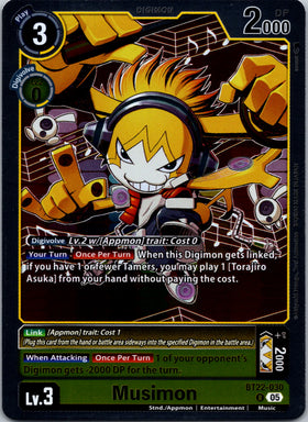 Musimon [BT22-030 R] [Cyber Eden] Foil