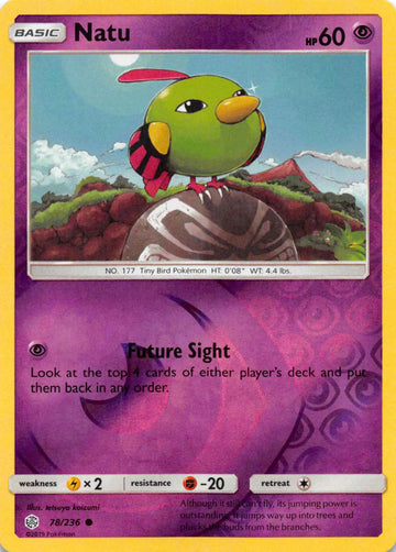 Natu [78/236] [Cosmic Eclipse] Reverse Holofoil