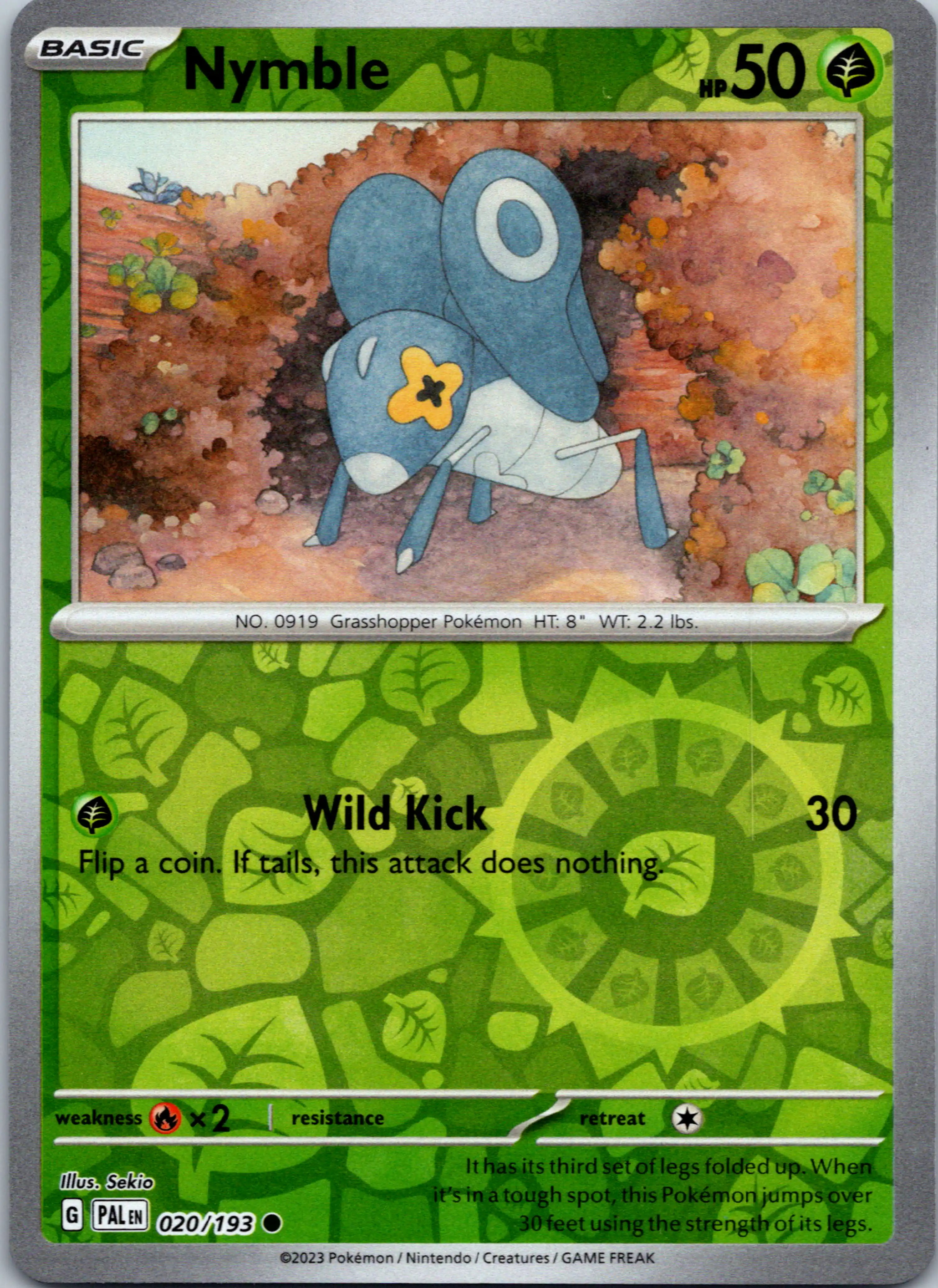 Nymble - 020/193 [020/193] [Paldea Evolved] Reverse Holofoil