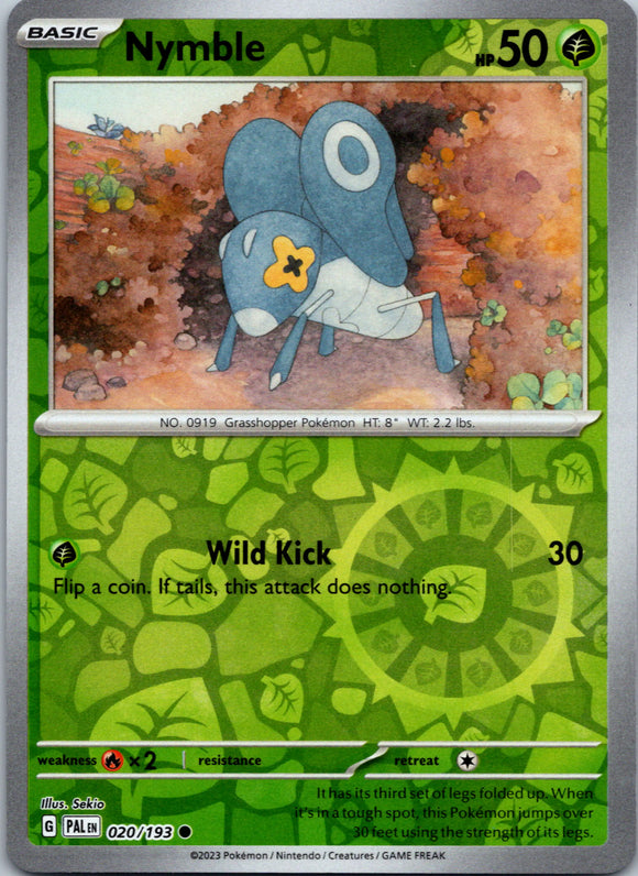 Nymble - 020/193 [020/193] [Paldea Evolved] Reverse Holofoil