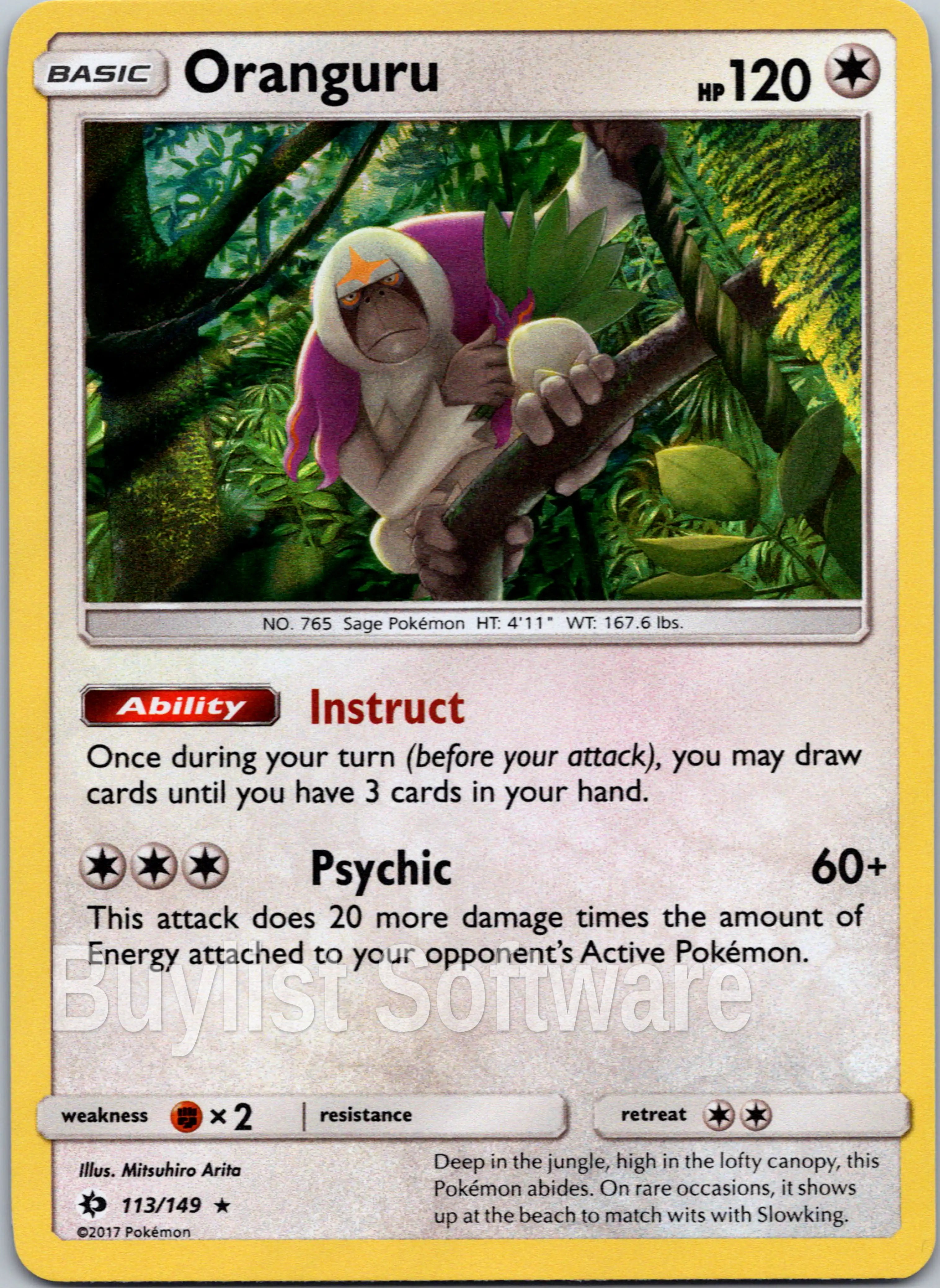 Oranguru [113/149] [Sun & Moon Base Set] Holofoil