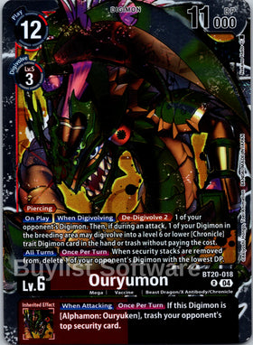 Ouryumon [BT20-018 R] [Release Special Booster 2.5] Foil