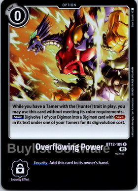 Overflowing Power [BT12-109] [Across Time] Foil