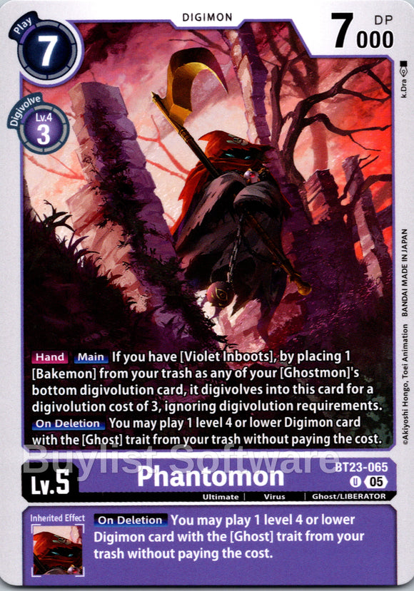 Phantomon [BT23-065 U] [Hackers' Slumber]