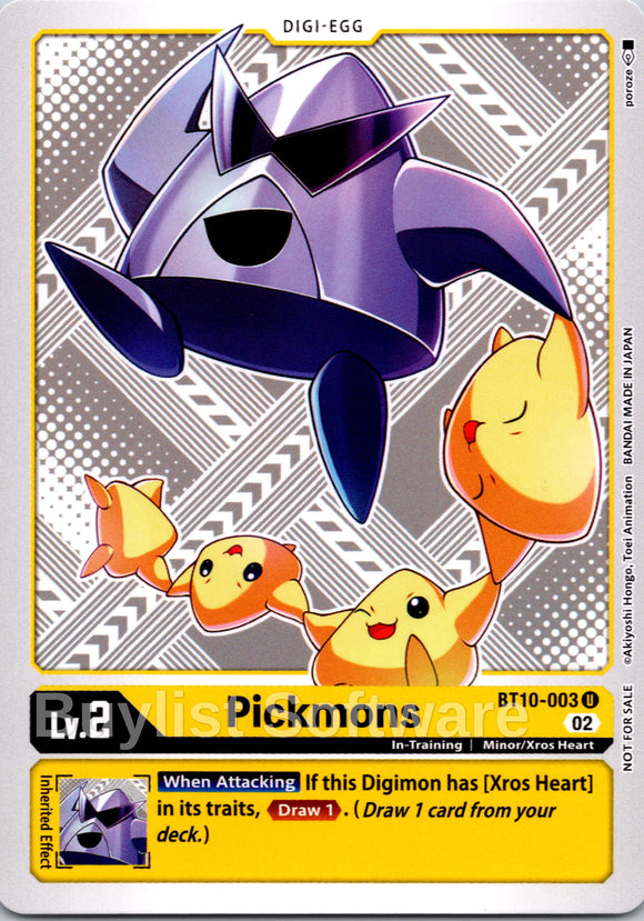Pickmons (Winner Pack Dimensional Phase) [BT10-003] [Xros Encounter] Normal
