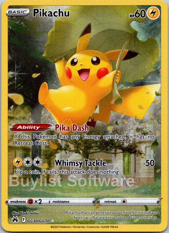 Pikachu (GG30/GG70) [Sword & Shield: Crown Zenith]