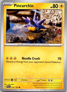 Pincurchin - 072/193 [072/193] [Paldea Evolved]